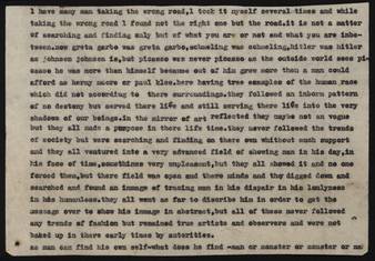 Herbert Siebner typescript, mid-1960's thumbnail
