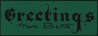 Bente Rehm print ("Greetings from Bente") thumbnail