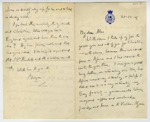 Letter from E.M. Forster to Alec Randall, December 21, 1929 thumbnail