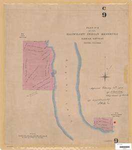 Plan No. 3 of the Hagwilget Indian Reserves, Cassiar District thumbnail