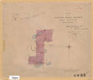 Plan of the Ulkatcho Indian Reserve, Coast District [Original] thumbnail