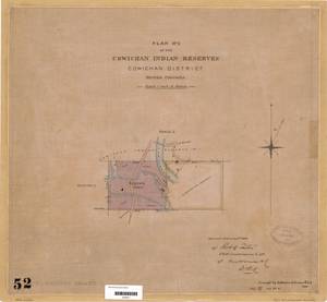 Plan No. 2 of the Cowichan Indian Reserves, Cowichan District thumbnail
