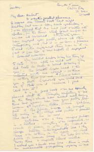 Letter from Barbara Hepworth to Herbert Read, Sunday [1944?] thumbnail