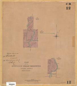 Plan of the Kispaiax Indian Reserves, Cassiar District thumbnail