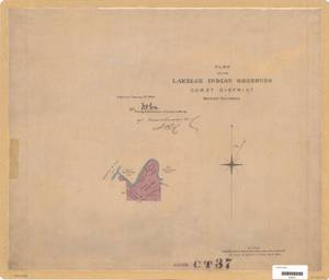 Plan of the Lakelse Indian Reserves, Coast District thumbnail