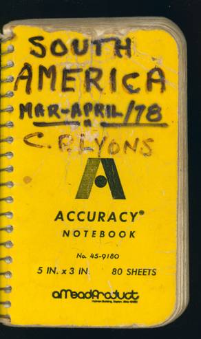 South America, March-April 1978