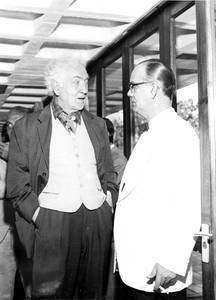 Robert Graves with Camilo José Cela, Cela's 50th birthday, 1966 thumbnail