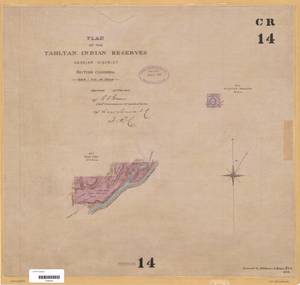 Plan of the Tahltan Indian Reserves, Cassiar District thumbnail
