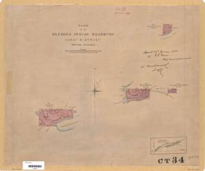 Plan of the Kluskus Indian Reserves, Coast District thumbnail