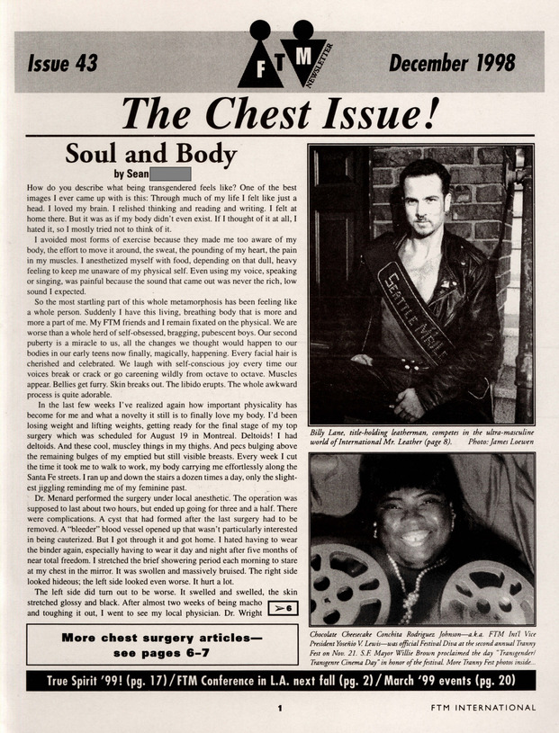 FTM, Issue 43 (December 1998) thumbnail